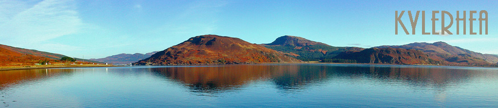 Photo of Kylerhea Narrows by Andy Law - See Links Page
